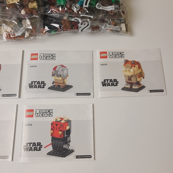 LEGO STAR WARS - #40676 The Phantom Menace BrickHeadz *** EXCLUDES QUEEN AMIDALA - Picture 6 of 6